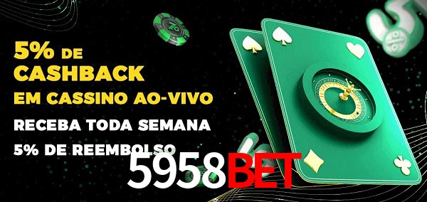 Promoções do cassino ao Vivo 5958Bet